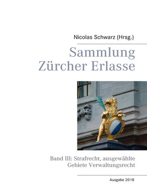 cover image of Sammlung Zürcher Erlasse